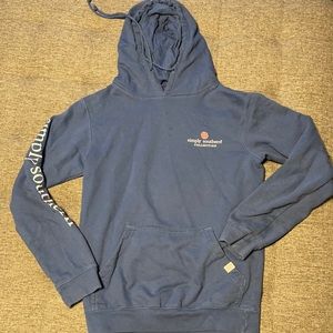 Simply Southern Hoodie, small, blue.